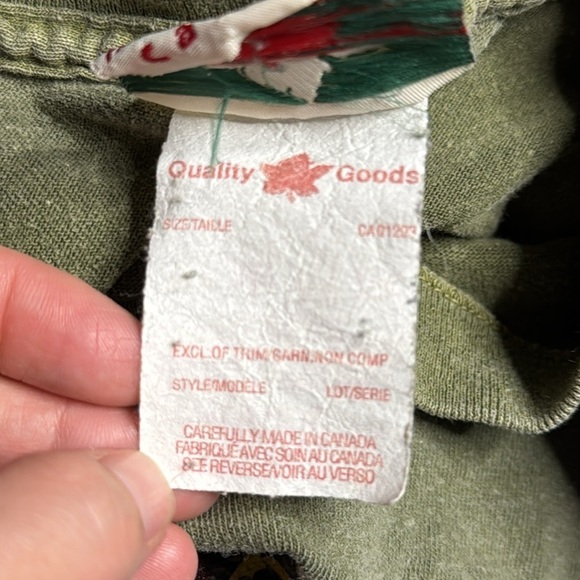 Vintage Quality Goods Juneau Alaska Graphic Olive Green T-Shirt Large - Picture 8 of 9